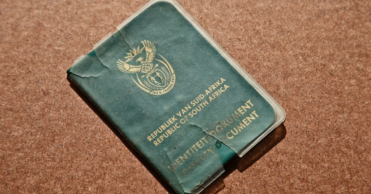 Big problem South African banks have with old green ID books