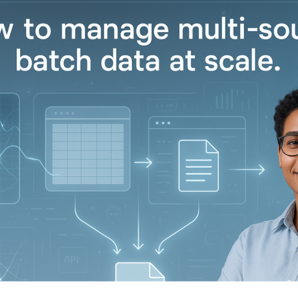 How to transform multi-source batch data at scale