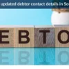 How to find updated debtor contact details in South Africa
